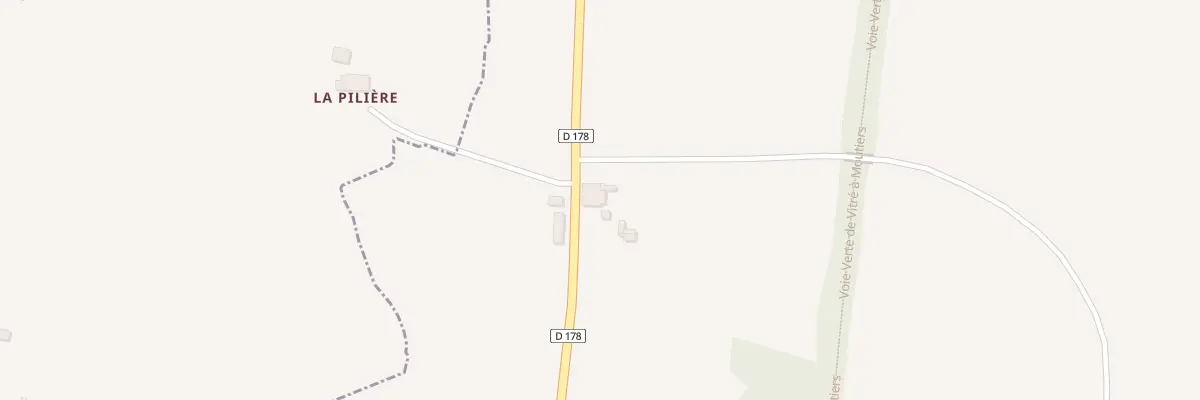 Plan du 1 La Pillière à Moutiers