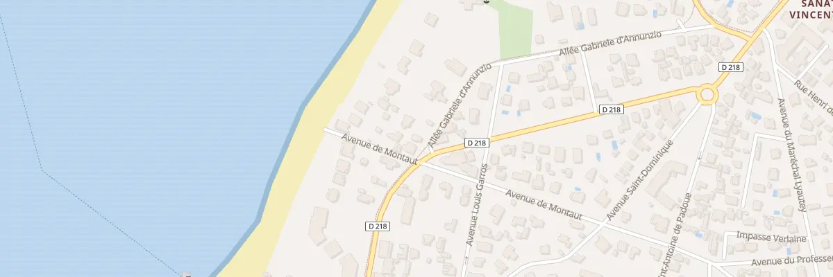 Plan du 35 All Gabriele d’Annunzio à Arcachon