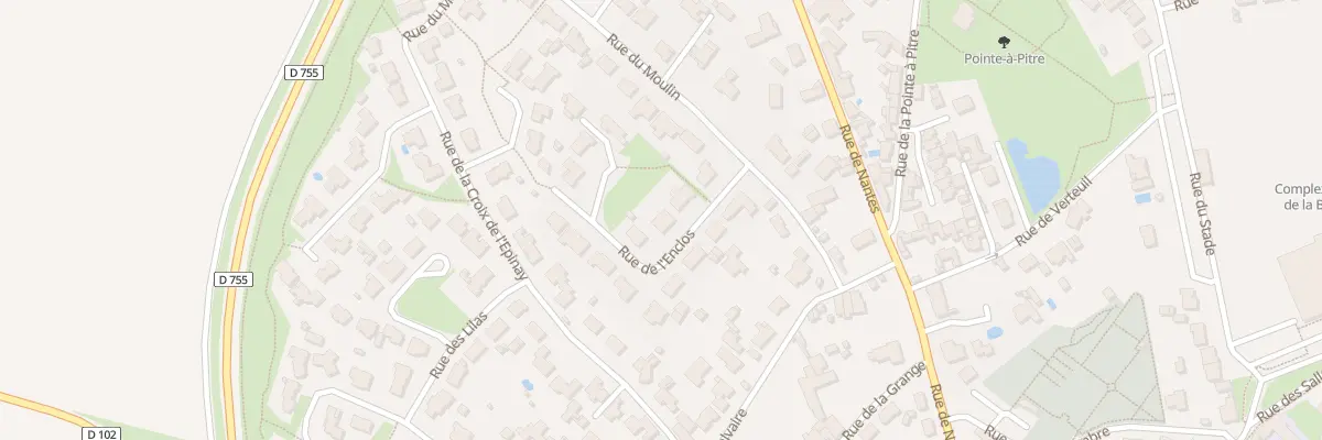 Plan du 6 Rue de l’enclos à La Bruffière