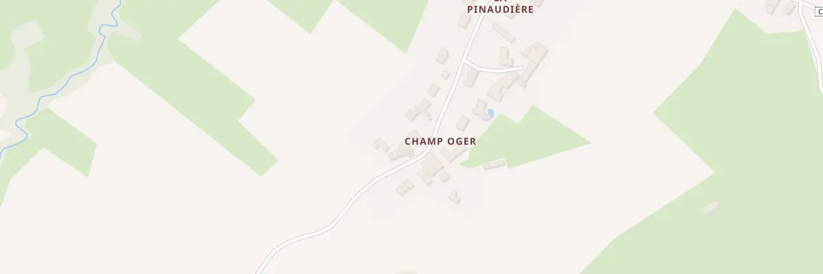 Plan du 6 Le Champ Oger à La Regrippière
