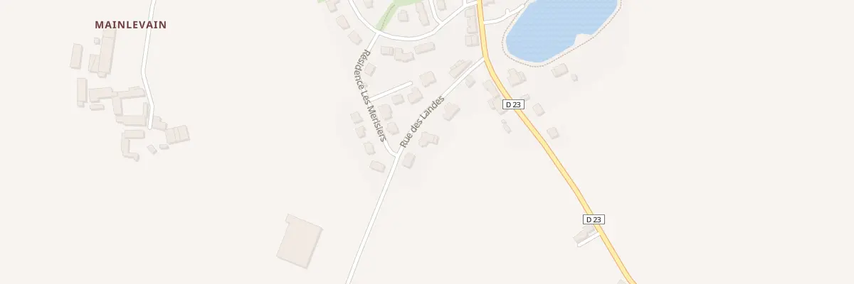 Plan du 3 Rue des Landes à Parcé