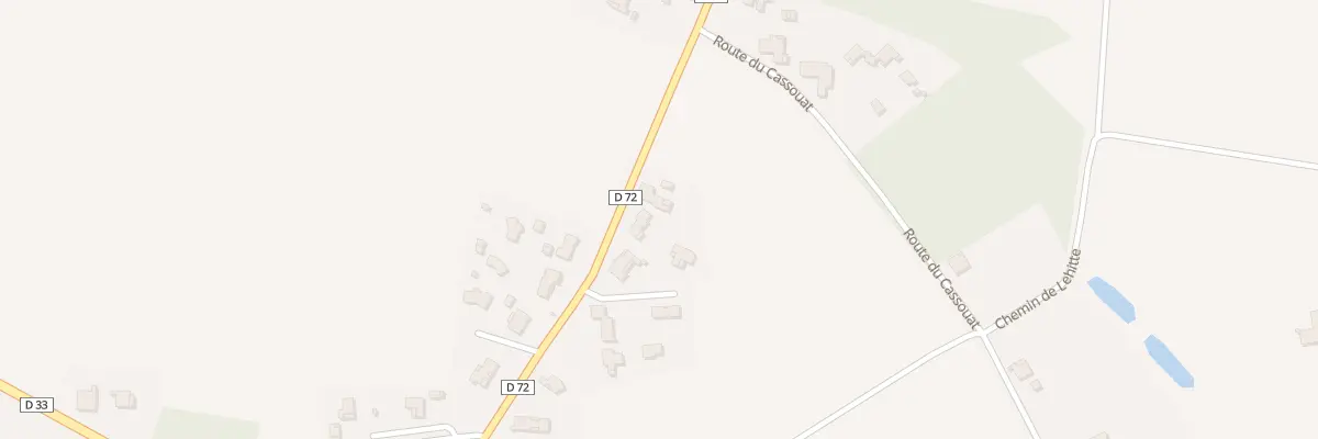 Plan du 721 Rte de la Croix Blanche à Pey