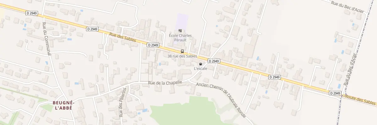 Plan du 38T Rue des sables aux Magnils-Reigniers