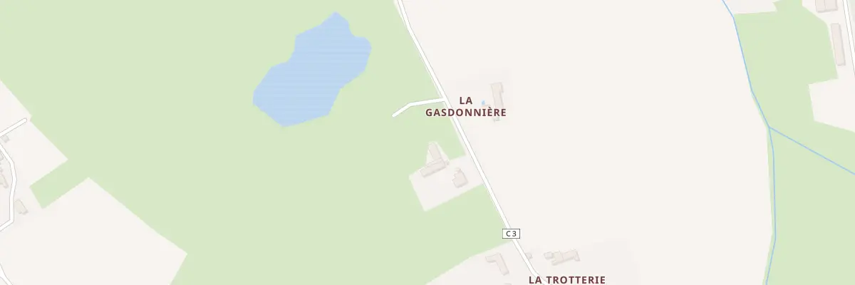 Plan de La Trotterie à Pannecé