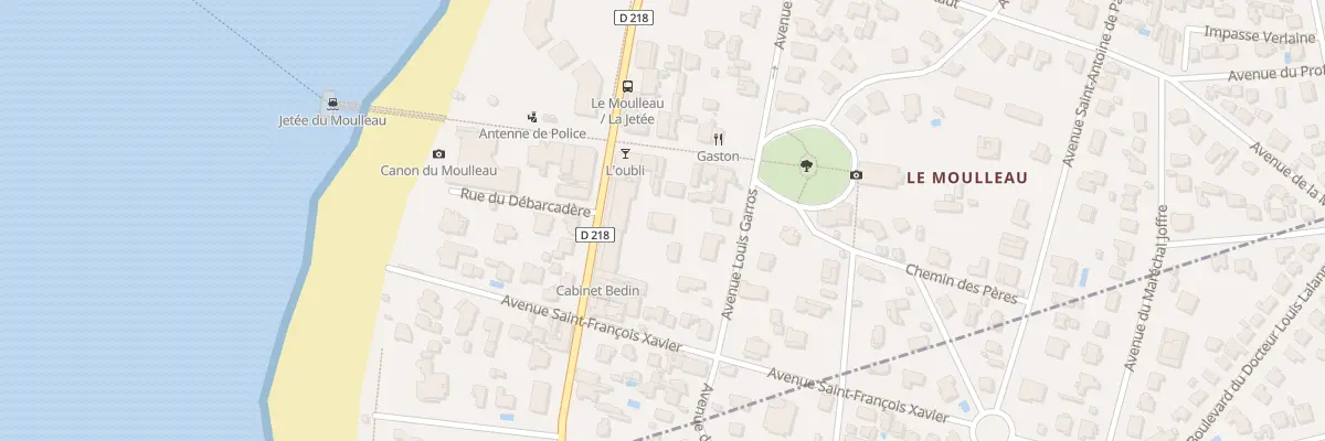 Plan du 242 Bd de la Cote d’Argent à Arcachon