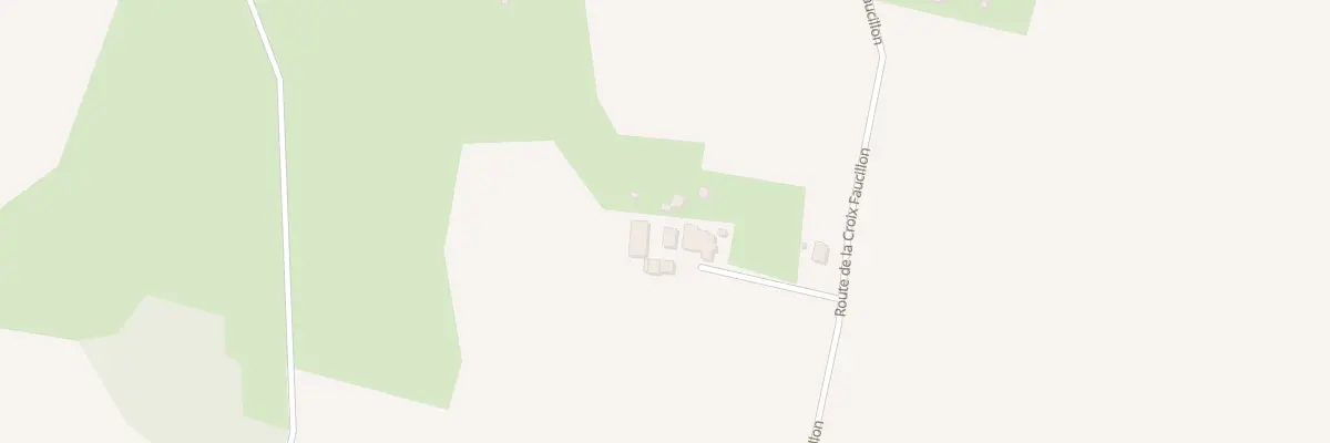 Plan du 8 Rte de Crx Faucillon Mesnil Th à Isigny-le-Buat