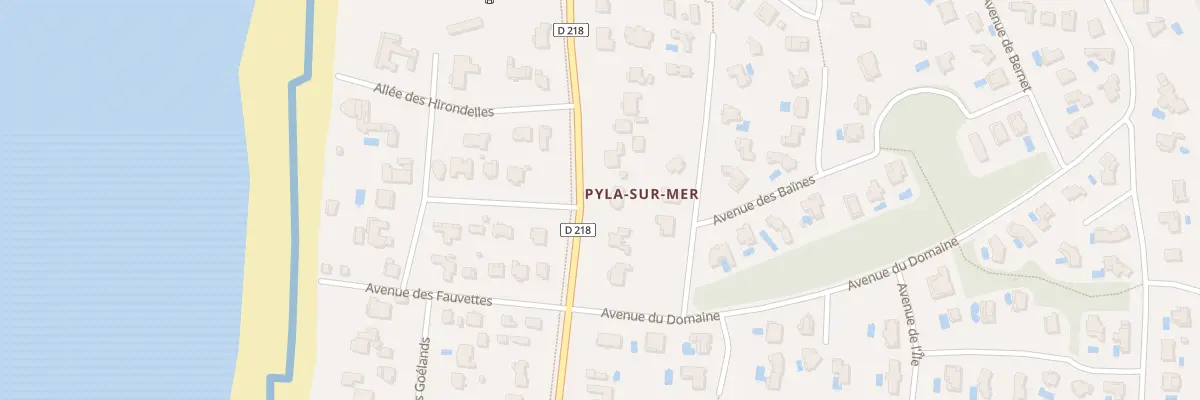 Plan du 219 Bd de l’Océan Pyla à La Teste-de-Buch