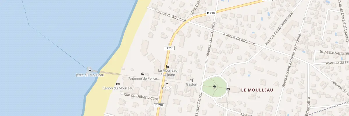 Plan du 218 Bd de la Cote d’Argent à Arcachon