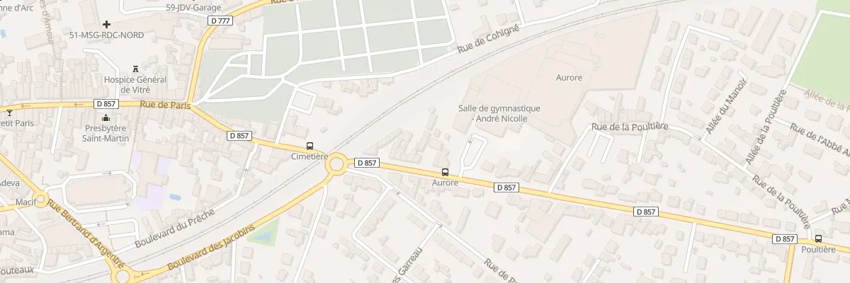 Plan du 11B Bd de Laval à Vitré