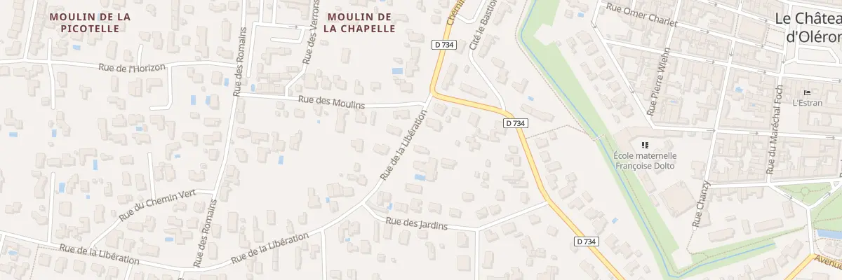 Plan du 3B Rue de la Libération au Château-d’Oléron