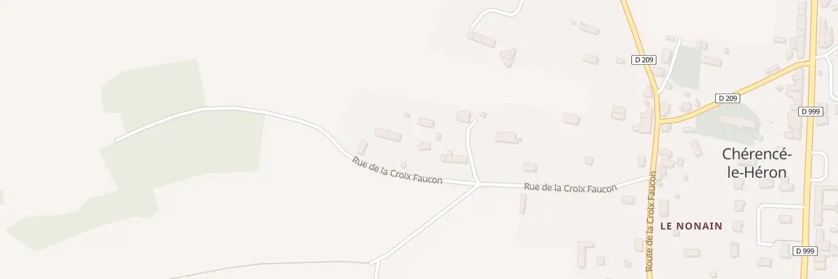 Plan du 18 Rte de la Croix-faucon à Chérencé-le-Héron