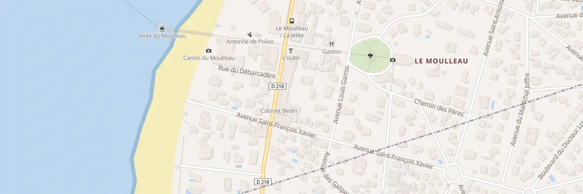 Plan du 244 Bd de la Cote d’Argent à Arcachon
