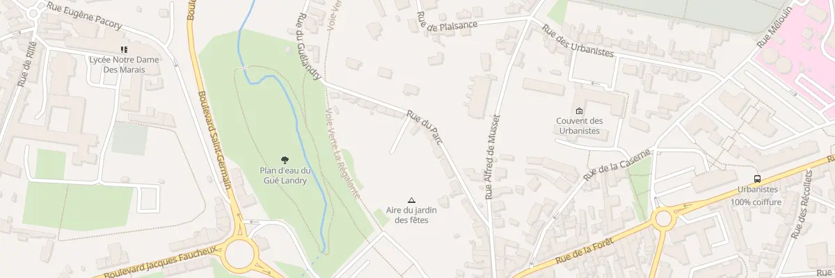 Plan du 27 Rue du Parc à Fougères