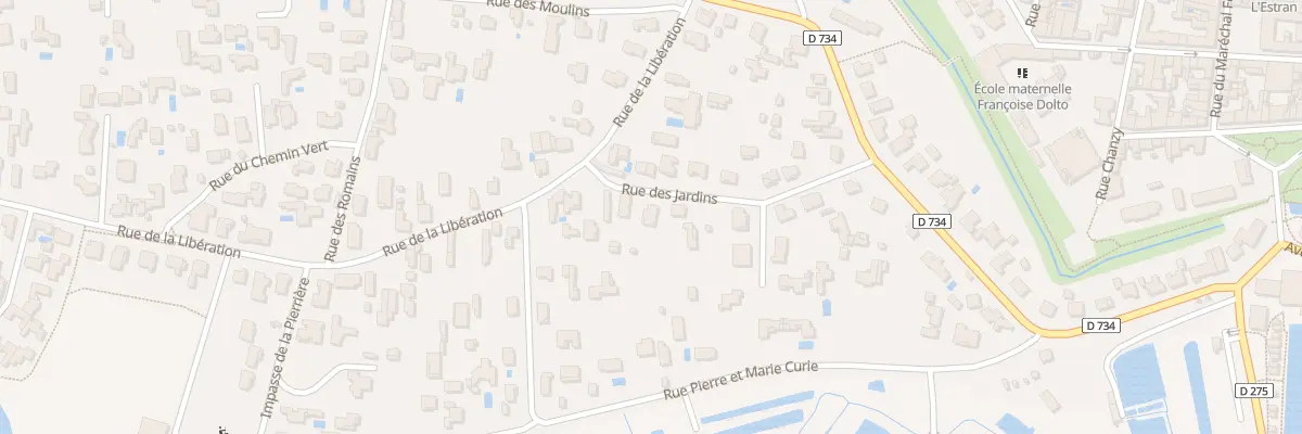 Plan du 3 Rue des Jardins au Château-d’Oléron