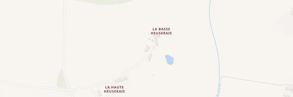 Plan du 401 La Basse Heuseraie à Balazé