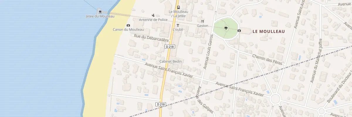 Plan du 246 Bd de la Cote d’Argent à Arcachon