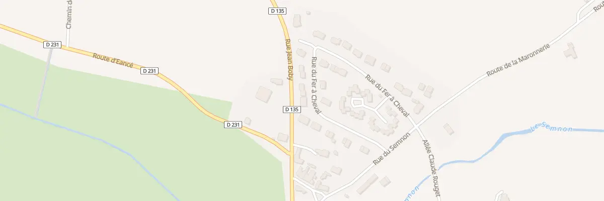 Plan du 11 Rue du Fer a Cheval à Senonnes