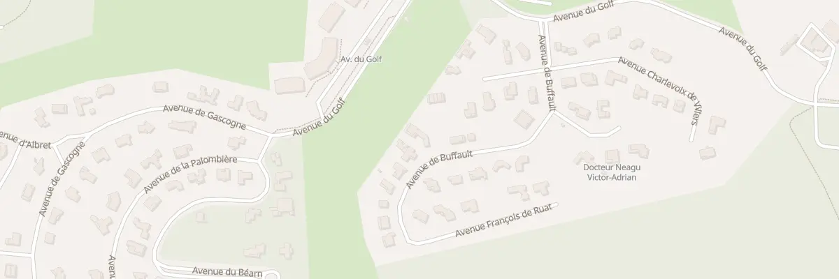 Plan du 220 Av Buffault à Biscarrosse