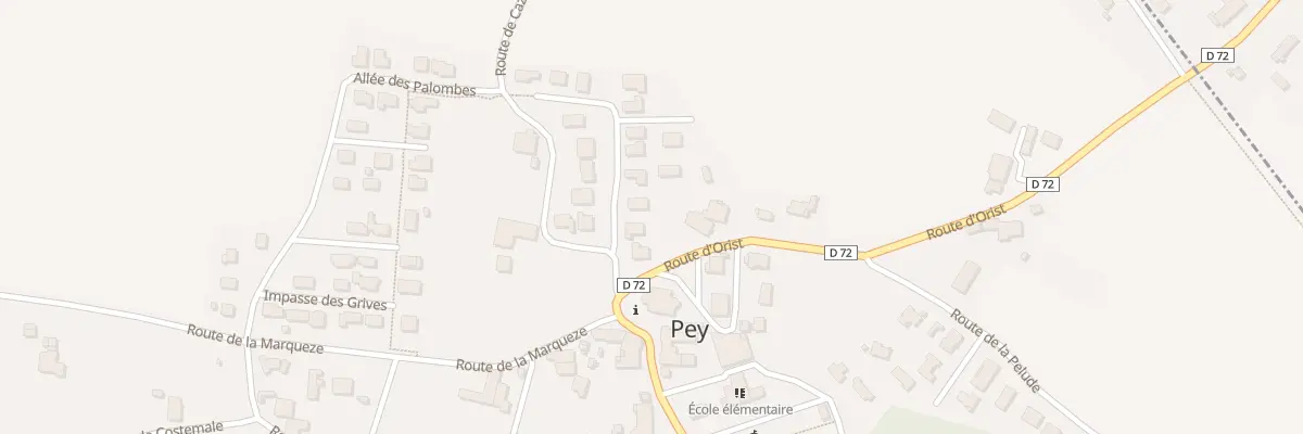 Plan du 32 Rte de Cazenave à Pey