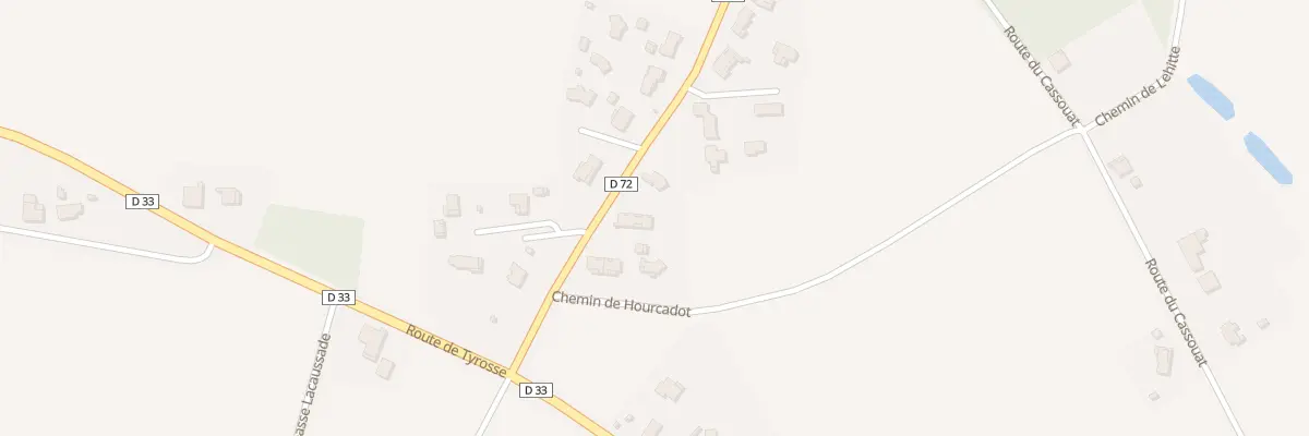 Plan du 837 Rte de la Croix Blanche à Pey