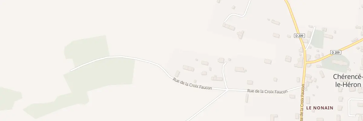 Plan du 22 Rte de la Croix-faucon à Chérencé-le-Héron