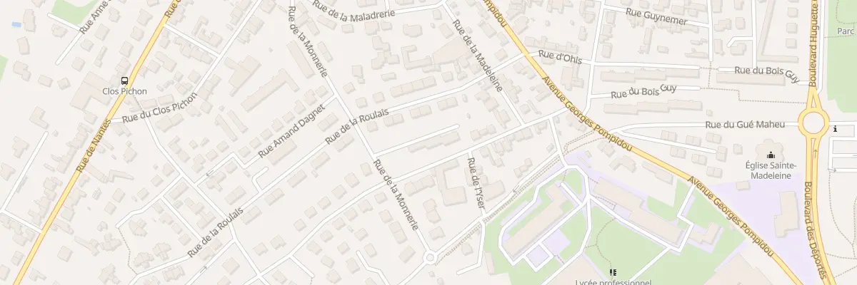 Plan du 14T Rue de l’Yser à Fougères