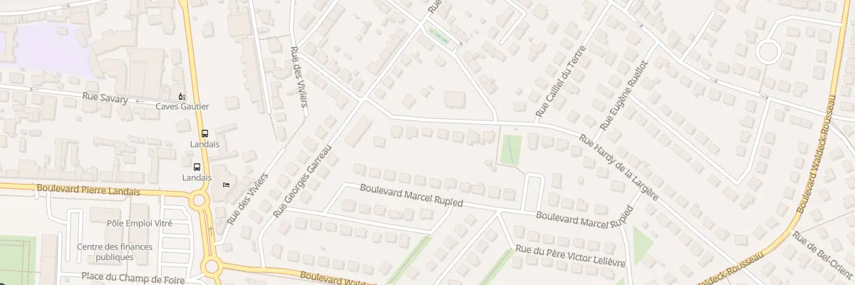 Plan du 16 Rue Hardy de la Largère à Vitré
