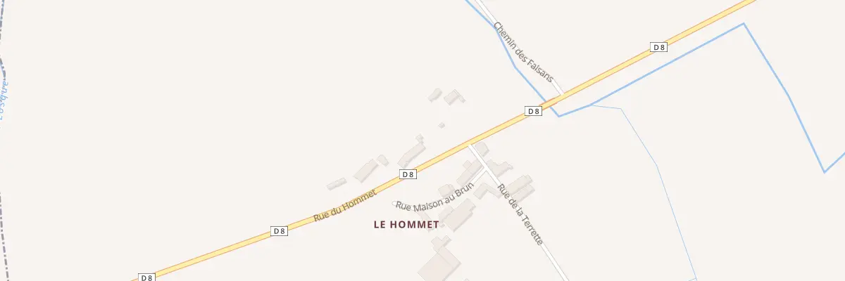Plan du 960 Rue du Hommet - Le Hommet d’Ar à Pont-Hébert