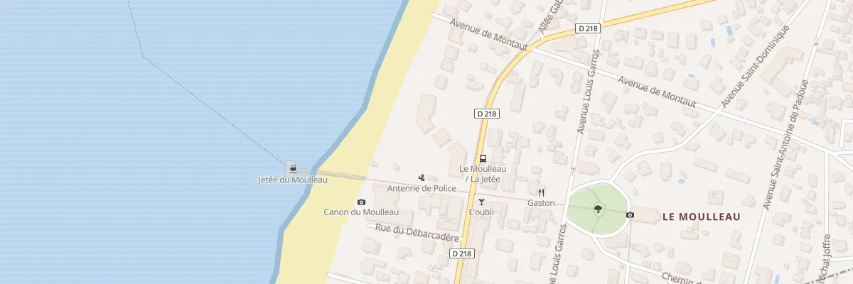 Plan du 247 Bd de la Cote d’Argent à Arcachon