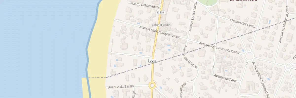 Plan du 279 Bd de la Cote d’Argent à Arcachon