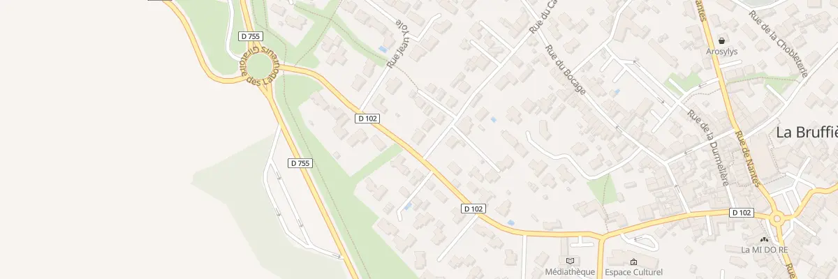 Plan du 42 Rue du calvaire à La Bruffière