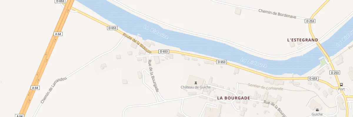 Plan du 51 Che du Riche à Guiche