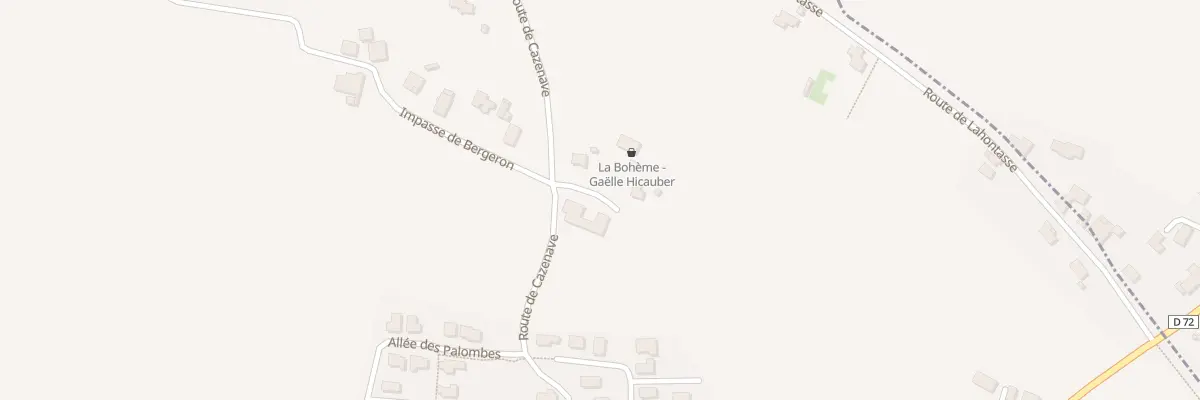 Plan du 362 Rte de Cazenave à Pey