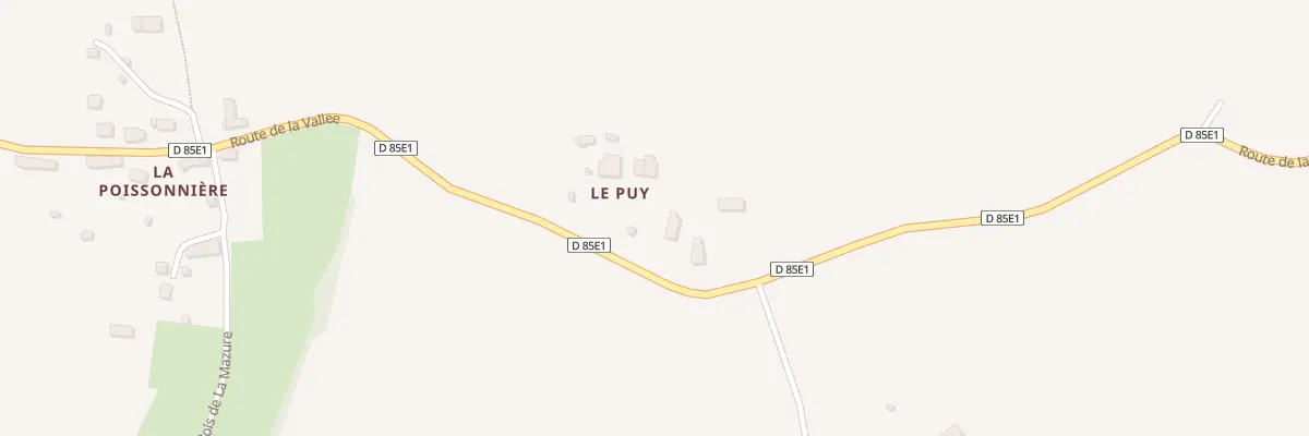 Plan du 6 Rte de la Vallee - Les Biards à Isigny-le-Buat