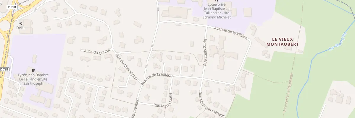 Plan du 4 Imp Henri Queffelec à Fougères