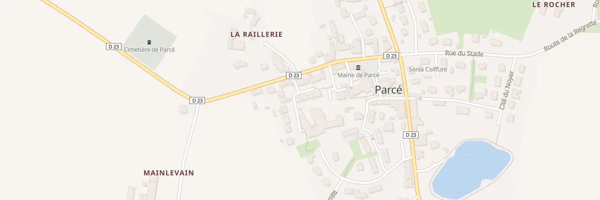 Plan du 33 Cité de la Pommeraie à Parcé