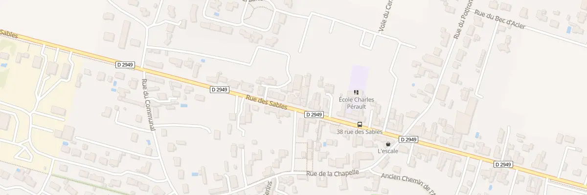 Plan du 25 Rue des sables aux Magnils-Reigniers
