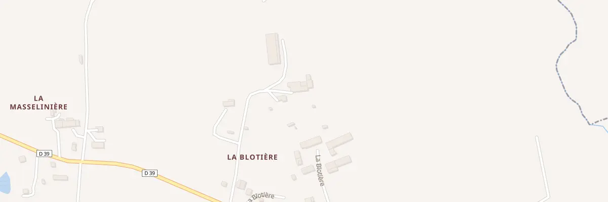 Plan du 5030 La Blottiere à Notre-Dame-de-Livoye