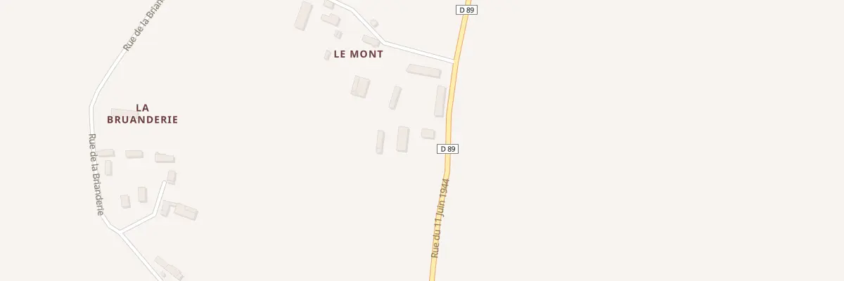 Plan du 1 Le Mont à Graignes-Mesnil-Angot