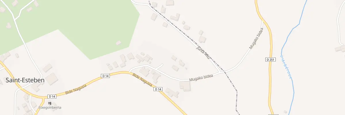 Plan du 31 Etxolen bidea à Saint-Esteben