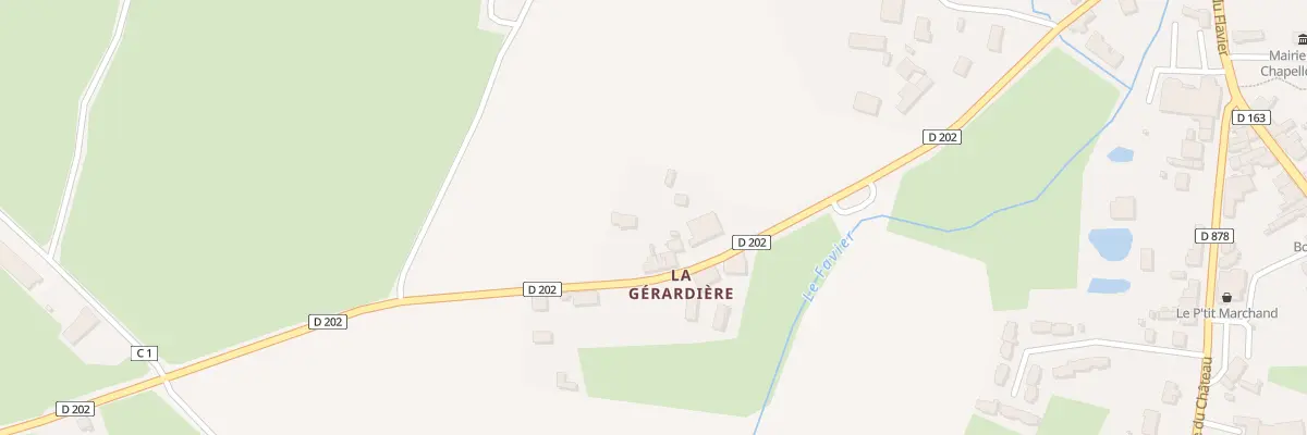 Plan du 5169 La Gérardière à La Chapelle-Glain