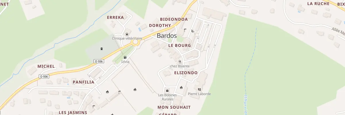 Plan du 94 Pl du Château Salha à Bardos