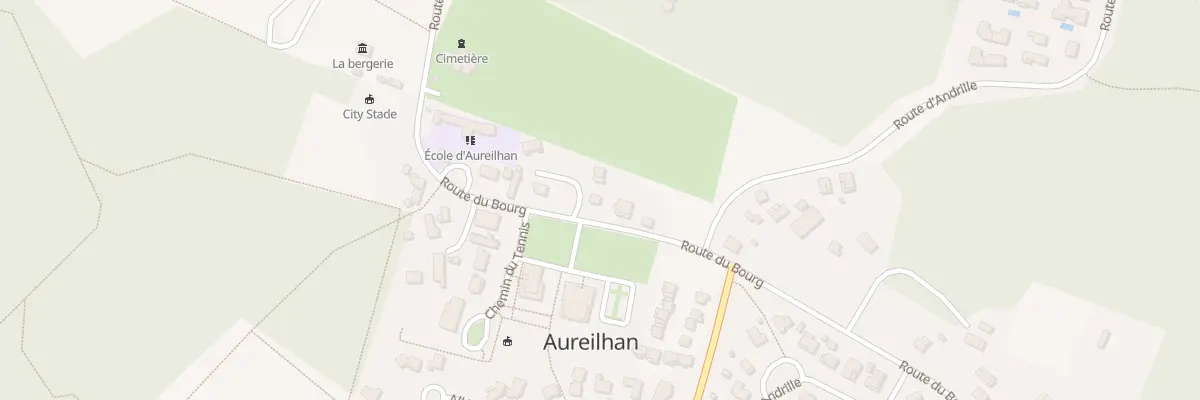 Plan du 810 Rte du Bourg à Aureilhan
