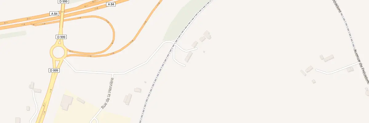 Plan du 5280 La Herviere à Sainte-Cécile