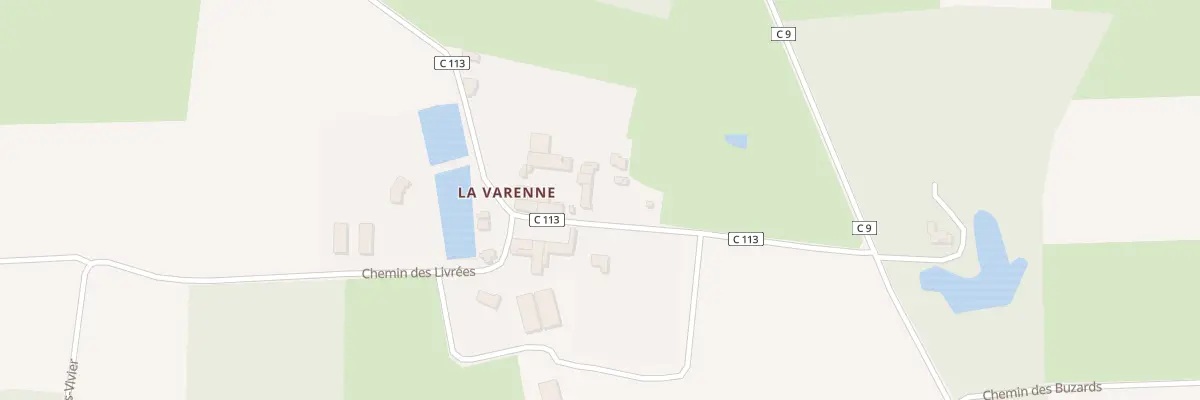 Plan du 897A La Varenne à Mésanger