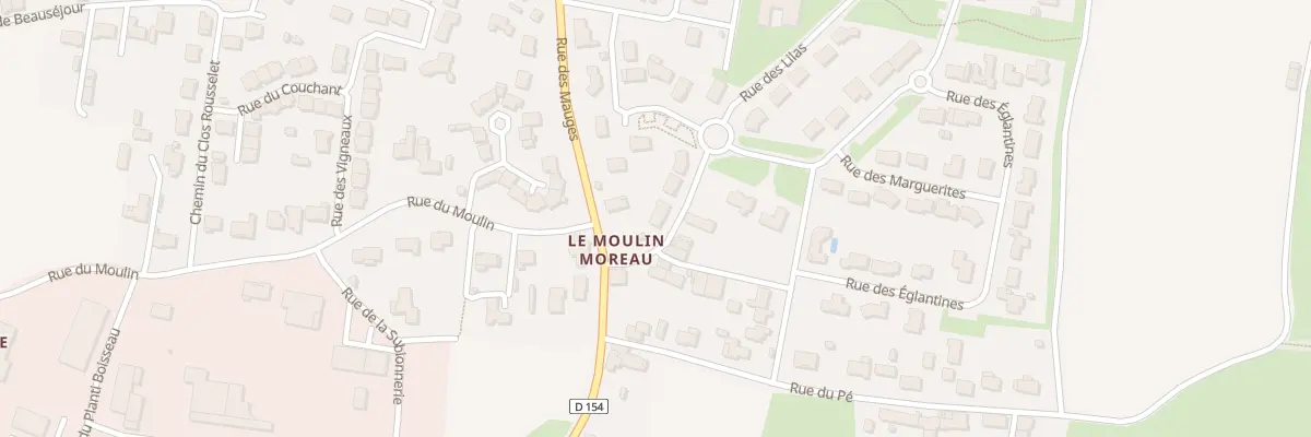 Plan du 154 Rue des Lilas (Drain) à Orée d’Anjou