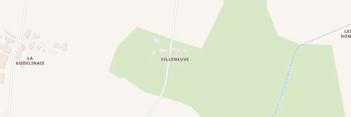 Plan du 301 Ville Neuve à Mellé
