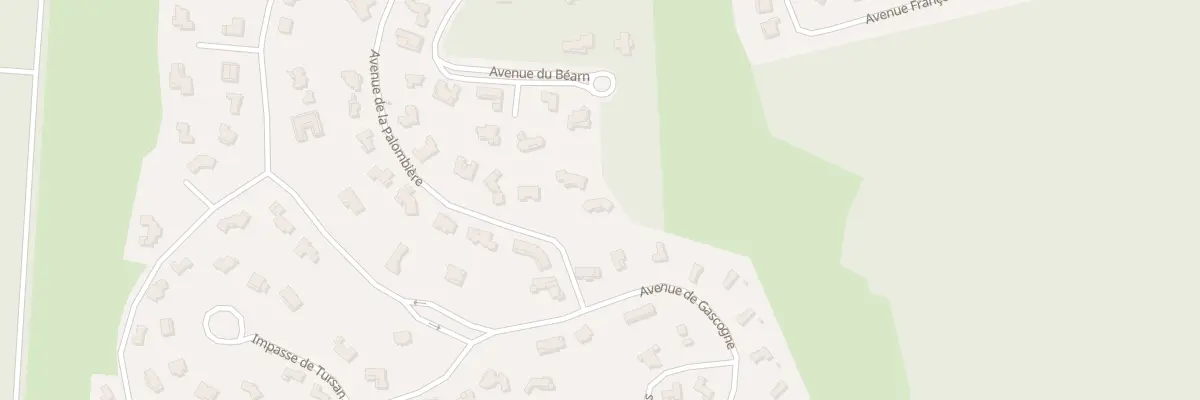 Plan du 507 Av de la Palombière à Biscarrosse