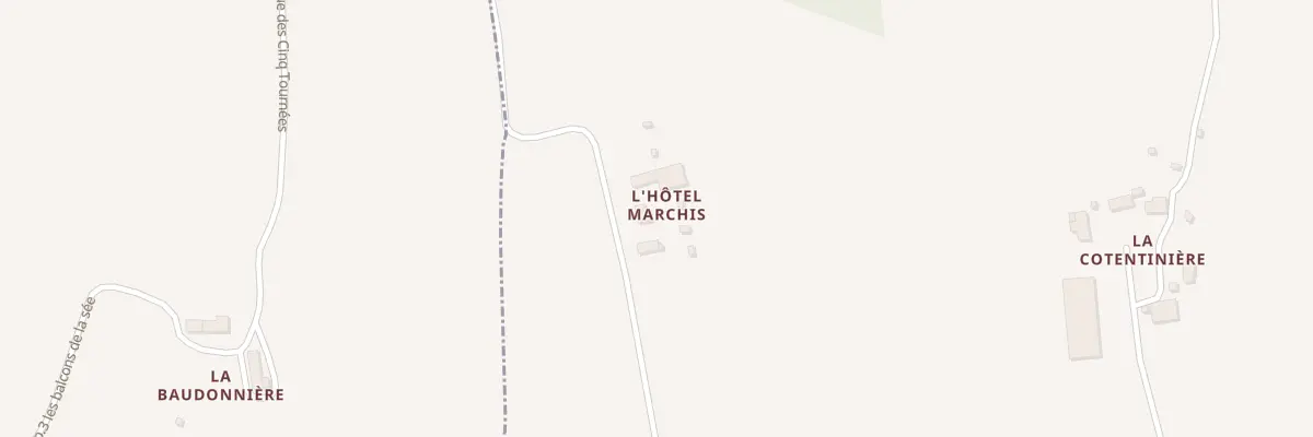 Plan du 4 L’Hotel Marchis à Saint-Nicolas-des-Bois