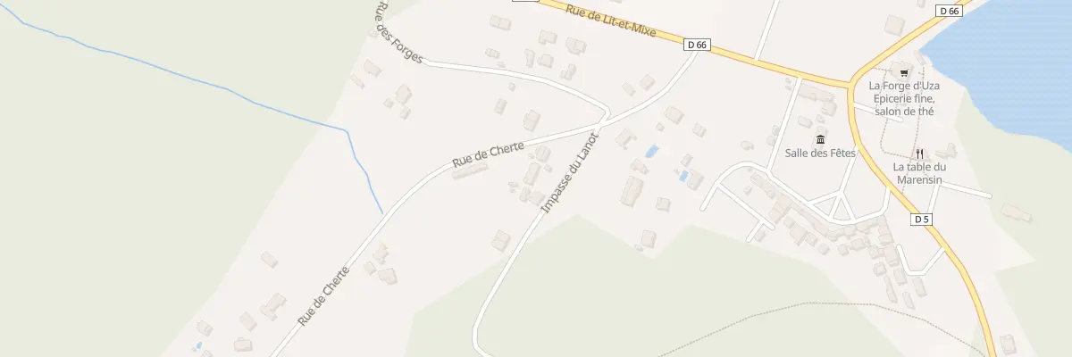 Plan du 60 Imp du Lanot à Uza